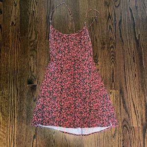 Free people red floral dress